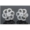 Image 1 : 1.03ctw Diamond Earrings - 10KT White Gold