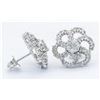 Image 4 : 1.03ctw Diamond Earrings - 10KT White Gold