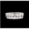 Image 2 : 0.88ctw Diamond Ring - 14KT White Gold