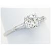 Image 2 : 0.87ctw Diamond Ring - 14K White Gold