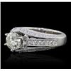 Image 1 : 18KT White Gold 1.80ctw Diamond Ring