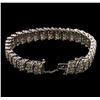 Image 3 : 8.10ctw Diamond Bracelet - 14KT White Gold