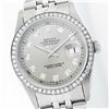 Image 1 : Rolex Stainless Steel 1.00ctw Diamond DateJust Men's Watch