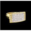 Image 2 : 18KT Yellow Gold 2.48ctw Diamond Ring