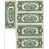 Image 2 : Lot of 10 Assorted United States Red Seal $2 Bills