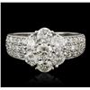 Image 2 : 14KT White Gold 2.55ctw Diamond Ring