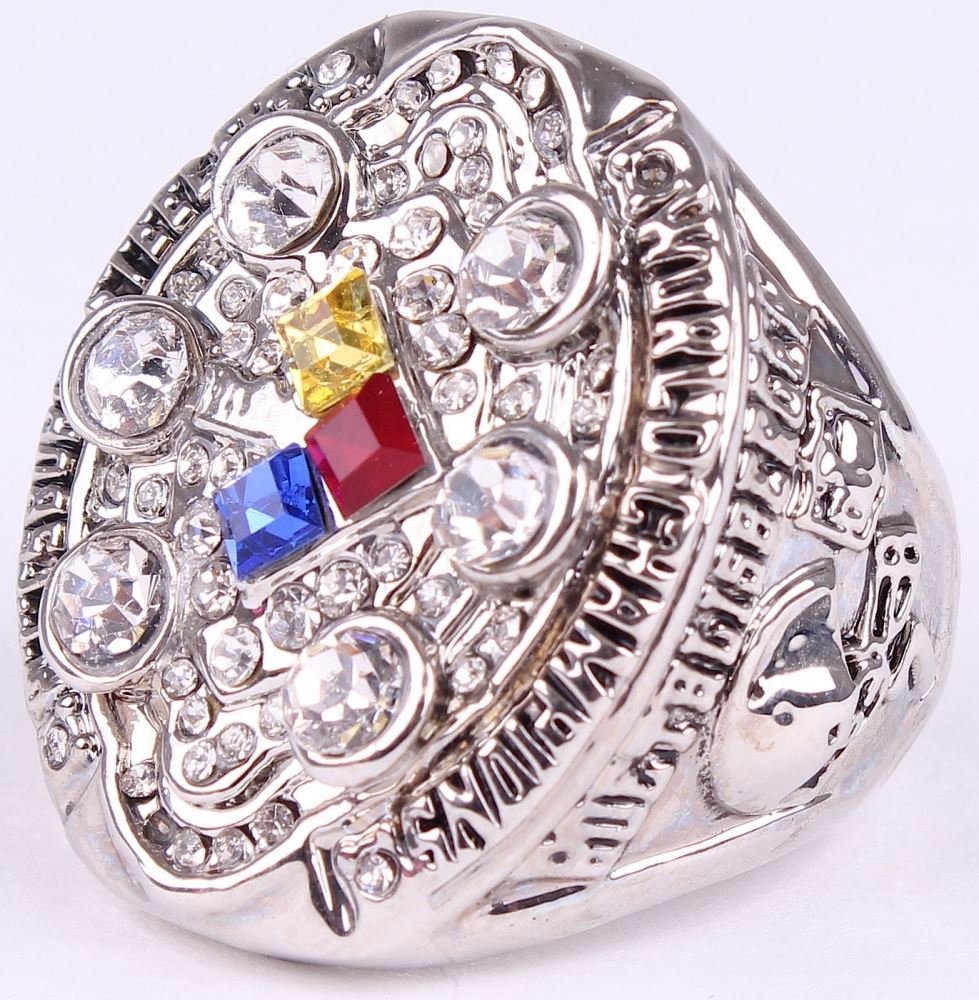 Ben Roethlisberger Pittsburgh Steelers High Quality Replica 2008 Super Bowl Xliii Championship Ring