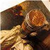 1962 P Gem BU Roll of Lincoln Cents in a plastic tube.
