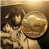 Image 2 : 1937 S Buffalo Nickel. Brilliant Unc. Planchet flaw beneath the Buffalo on reverse.