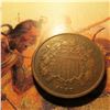 Image 1 : 1867 U.S. Two Cent Piece. VF.