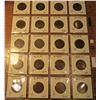 Image 2 : (20) Great Britain Half Pennies. All different dates 1912-46. 2" x 2" holders and plastic page from 