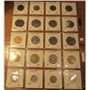 Image 2 : (20) World Coins in 2" x 2" holders and plastic page from  Jamaica and Italy. Total Krause/Mishler b