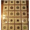 Image 2 : (20) World Coins in 2" x 2" holders and plastic page from Poland, Polynesia, Portugal, Rhodesia, & R
