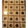 Image 2 : (20) World Coins in 2" x 2" holders and plastic page from Ecuador, France, and Great Britain.   Tota