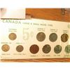 Image 1 : Canada Large and Small Nickel Types. Includes 1891 Fine, 1902H VF, 1911 VF Five Cent Silvers; 1932, 