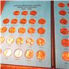 Image 2 : 1959-1997 Gem BU Lincoln Cent Set in a Whitman folder.