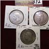 Image 2 : 1947, 1947 ML. & 1948 Canada Twenty Five Cents. VF-EF.