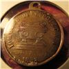 Image 2 : 1855 Napoleon I French Medal of Tomb w/Integrated Loop CH.BU Scarce