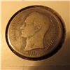 Image 2 : 1926 1Bolivar Silver Venezuela F/VF
