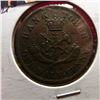 Image 1 : 1852 Bank of Upper Canada Half Penny Token. EF.