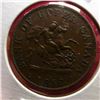 Image 2 : 1852 Bank of Upper Canada Half Penny Token. EF.