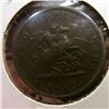Image 2 : 1850 Bank of Upper Canada Penny Token. F-VF.