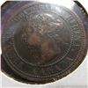 Image 2 : 1890 H Canada Large Cent. F-VF.