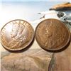 Image 2 : 1911 AU-Unc & 1918 EF Canada Large Cents.