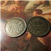 Image 1 : 1898 & 99 Canada Five Cent Silvers. VF-EF.