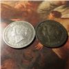 Image 2 : 1898 & 99 Canada Five Cent Silvers. VF-EF.