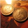 Image 2 : 1919 EF & 1920 EF Canada Five Cent Silvers.