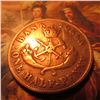 Image 2 : 1857 Bank of Upper Canada Halfpenny Token. VF.