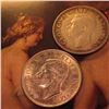 Image 2 : 1937 AU & 1948 F-VF Canada Silver Quarters.