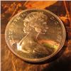 Image 2 : 1867-1967 Canada Confederation Commemorative Silver Dollar. Prooflike.