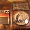 Image 1 : 2011 China .999 Fine Silver Panda 10 Yuan PCGS FirstStrike MS70.