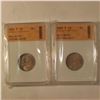 Image 1 : (2) 2004 P T2 Lewis & Clark Nickels. SGS MS70.