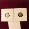 Image 2 : 1903 Fine & 1904 EF Canada Five Cent Silvers. Cat. Value $52.00.