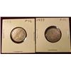 Image 1 : 1932 & 33 Canada Nickels. F. Catalog Value $16.00.