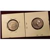 Image 2 : 1940 & 42 Canada Nickels. AU-Unc. Catalog value $35.00.