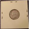Image 2 : 1881 H Type One Canada Silver Dime. VF. Catalog Value $500.00.