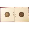 Image 2 : 1903 H Fine & 1905 Fine Canada Silver Dimes. Catalog value $60.00.