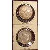 Image 2 : 1941 Very Fine & 47 Curved 7 Narrow Date EF Canada Silver Half Dollars. Catalog value $50.00.