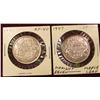 Image 1 : 1941 Extra Fine & 47 Straight 7 VF Canada Silver Half Dollars. Catalog value $85.00.