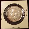 Image 2 : 1945 Wide date, blunt 5 Canada Silver Half Dollar. Unc. Catalog value $45.00.
