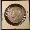 Image 2 : 1948 Narrow date Canada Silver Half Dollar. EF. Catalog value $225.00.