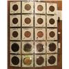 Image 2 : (20) British Half Pennies and Large Pennies in 2" x 2"s and a plastic page. All identified and attri