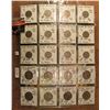 Image 1 : (20) Mixed British Six Pence and Shilling Coins in 2" x 2"s and a plastic page. All identified and a