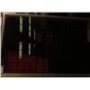 Image 1 : Aluminum Dealer's Show Case with inserts.  No key, but unlocked. Used. Shipping fees on this will ru