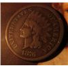 Image 1 : 1876 Indian Head Cent. Very Good condition. Red Book value $40.00.
