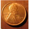 Image 1 : 1918 P Lincoln Cent. Brown Uncirculated. Red book value $27.00.